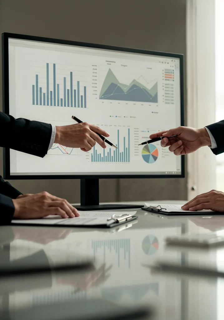 business data analysis meeting